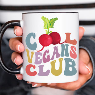 Mug Cool Vegans Club / Plante Lover Maman café
