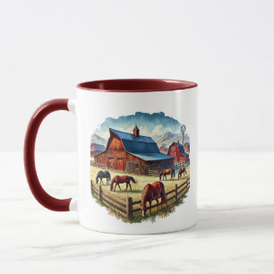 Mug Cool Western Rach ajouter un monogramme