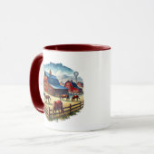 Mug Cool Western Rach ajouter un monogramme (Devant gauche)