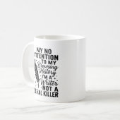Mug Cool Writer Author Journalist Writing Poetry (Devant gauche)