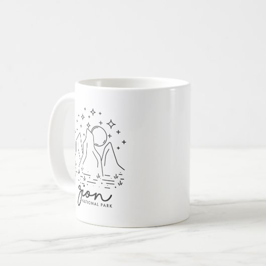 Mug Cool Zion National Park Souvenir (Devant gauche)