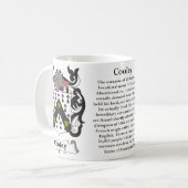 Mug Cooley, l'origine, la signification et la crête (Devant gauche)