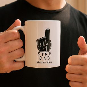 Mug Coolle personnalisé Numéro 1 Étape Papa