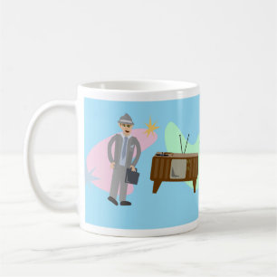 Mug Coolsville Retro Swanky 60 caractères Motif