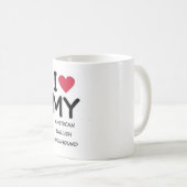 Mug Coonhound américain anglais d'amour (Devant droit)