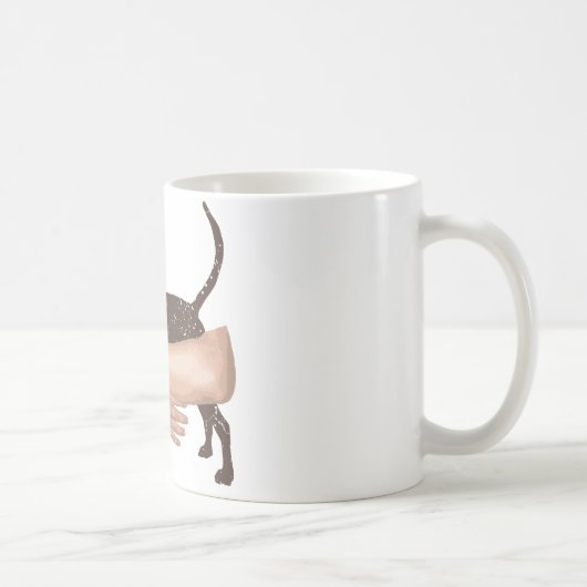 Mug Coonhound de marcheur de Treeing (Droite)