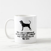 Mug Coonhound noir et bronzage (Gauche)