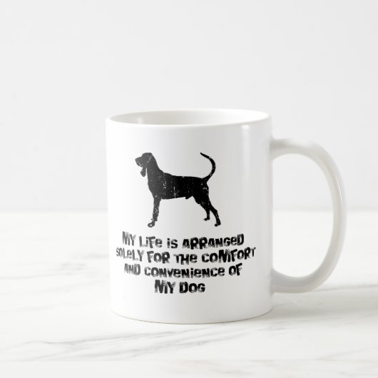 Mug Coonhound noir et bronzage (Droite)