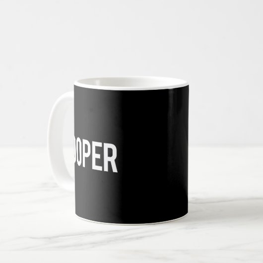 Mug Cooper - Cool New Funny Name Fan Gift Tee  (Devant gauche)
