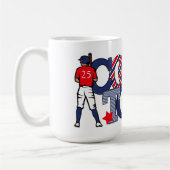 Mug Cooperstown Patriotic Letotic Baseball Année (Gauche)