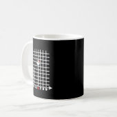 Mug Coordinate (6,7) Funny Math Teacher 67 Math Christ (Devant gauche)