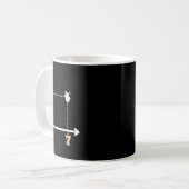 Mug Coordinate 6 7 Funny Math Teacher Meme Halloween G (Devant gauche)