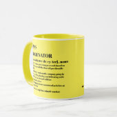 Mug Coordinateur Chaos Définition Bureau Photo Coworke (Devant gauche)