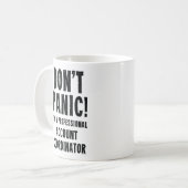 Mug Coordinateur de compte Drôle cadeau (Devant gauche)