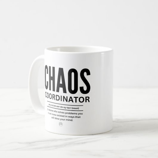 Mug Coordinateur du Chaos (Devant gauche)
