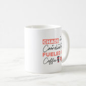 Mug Coordinateur du chaos alimenté par le café (Devant droit)