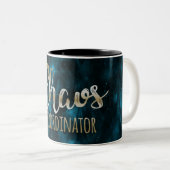 Mug Coordinateur du Chaos Bleu Cosmique (Devant droit)