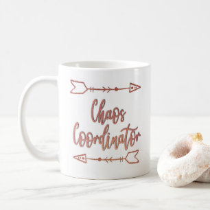 Mug Coordinateur du chaos   Maman drôle   PARTIES SCIN