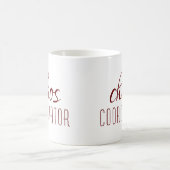 Mug Coordinateur du Chaos Texte typographique (Centre)