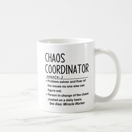Mug coordonnateur de chaos (Droite)