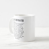 Mug Coordonnateur des événements (Devant gauche)