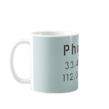 Coordonnées de latitude et de longitude de Phoenix