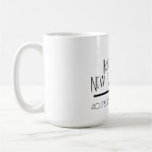 Mug Coordonnées de Manhattan New York City (Gauche)