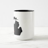 Mug Coordonnées GPS de Holland Michigan (Centre)