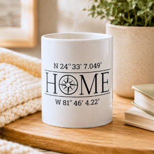 Mug Coordonnées GPS de la maison
