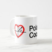 Mug Coordonnées polaires du coeur (Devant gauche)