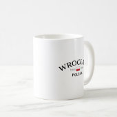 Mug Coordonnées polonaises de Wroclaw Polska (Pologne) (Devant droit)