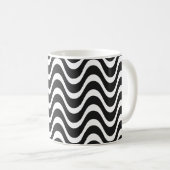 Mug Copacabana Vagues Art Abstrait (Devant droit)