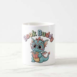Mug Copain de Livre Dragon Lecture Mignon