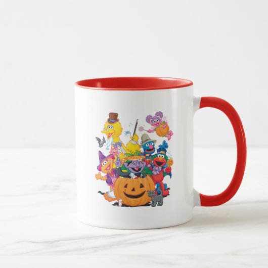 Mug Copains de la rue Sésame | Joyeux Halloween (Droite)