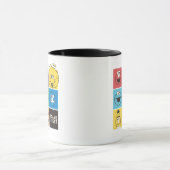 Mug Copains de Rue Sésame | Blocs de couleur (Centre)