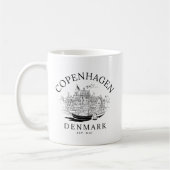 Mug Copenhagen Denmark Landscape (Gauche)