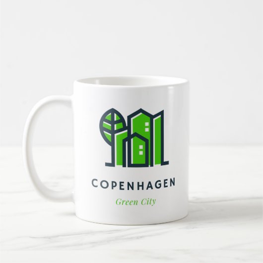 Mug Copenhague Danemark Danemark Danoise Durable Ville (Gauche)
