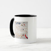 Mug Copie de carte catalanne de l'Europe, Afrique du (Devant gauche)