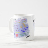 Mug Copie de Dadismsshirt_horizontalTemplate, (Devant gauche)