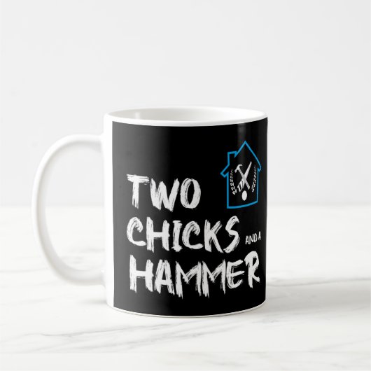 Mug Copie de Tow Chicks et un marteau drôle mignon2372 (Gauche)