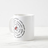 Mug copie d'infirmière de coeur (Devant gauche)