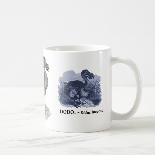 Mug Copie d'oiseau de dronte (Droite)