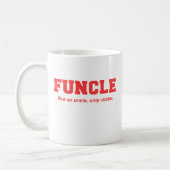 Mug Copie drôle d'université de Funcle (Gauche)