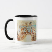 Mug Copie d'une peinture de mur de Bonampak (Gauche)