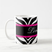 Mug Copie et dentelle de zèbre (Gauche)