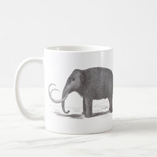 Mug Copie éteinte d'antiquité de mastodonte de (Gauche)