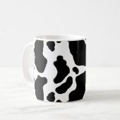 Mug Copie repérée de vache, motif de vache, fourrure (Devant gauche)