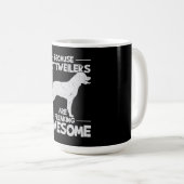 Mug Copie T-shirt Rottweiler (Devant droit)