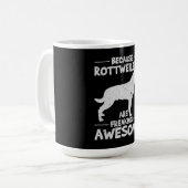 Mug Copie T-shirt Rottweiler (Devant gauche)
