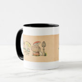 Mug Copie vintage de champignon (Devant gauche)